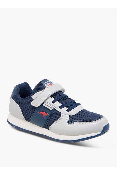 Kangaroos Boys' Logo Detail Sneakers with Hook and Loop Closure