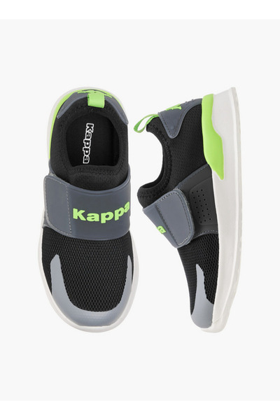 Kappa Boys' Logo Detail Sports Shoes with Hook and Loop Closure