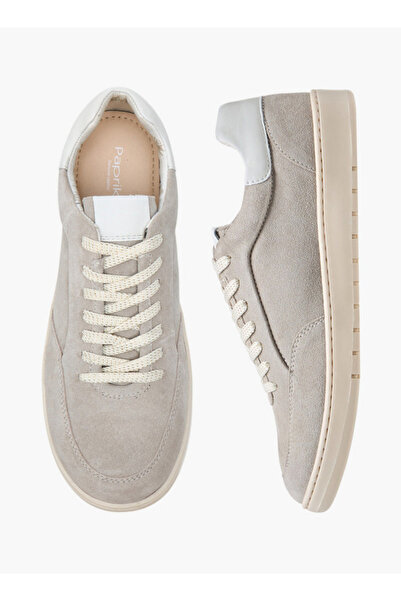 Paprika Women's Panelled Sneakers with Lace-Up Closure
