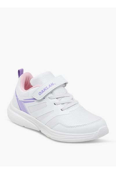 Oaklan by Shoexpress Girls Panelled Sports Shoes with Hook and Loop Closure