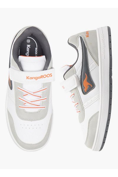 Kangaroos Boys' Logo Detail Sneakers with Hook and Loop Closure