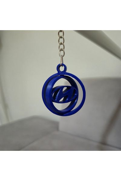 weARSwe Hyundai Brand Moving Keychain
