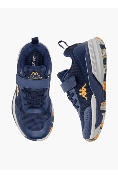 Kappa حذاء رياضي للأولاد مزود بشريط سحب وإغلاق بخطاف وحلقة