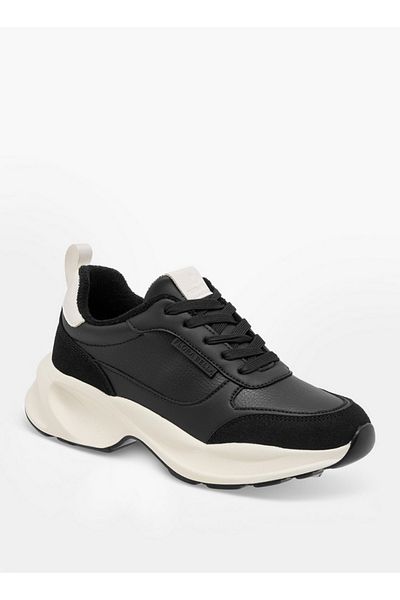 Flora Bella by Shoexpress Women's Logo Detail Sneakers with Lace-Up Closure