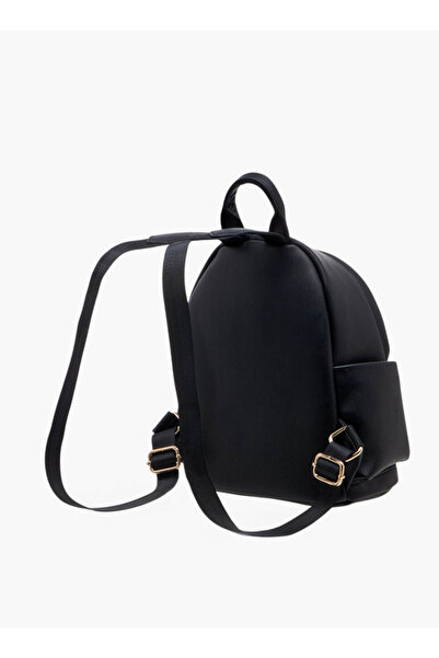 Flora Bella by Shoexpress Solid Backpack with Adjustable Straps and Zip Closure - 14x27x32 cm