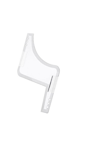 OEM MyStyle� PRO Χτένα για το περίγραμμα της γενειάδας και του μουστάκιου / Πρότυπο για γενειάδα και μουστάκι σε στυλ κομμωτηρίου - Διαφανές