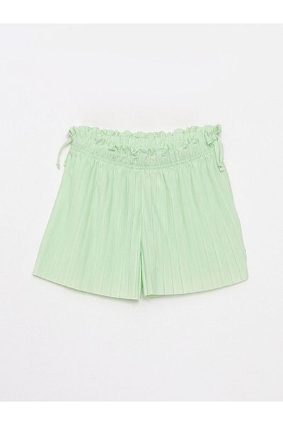LC Waikiki Elastic Waist Basic Girl's Shorts
