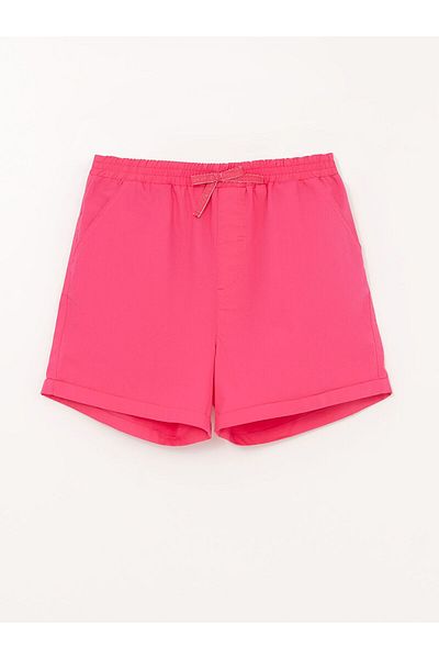 LC Waikiki Elastic Waist Basic Girl's Shorts