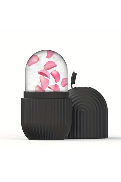 Choice Black Silicone Ice Cube Trays Beauty Lifting Ice Ball Face Massager Contouring Eye Roller Facial Tre