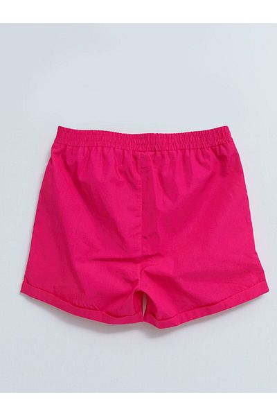 LC Waikiki Basic Poplin Girl's Shorts with Elastic Waist