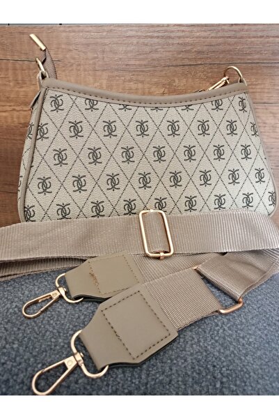 stilyy Brown Patterned Women's Baguette Bag