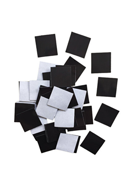 OEM Folie magnetică cu adeziv, 2 cm x 2 cm, grosime 0,5 mm, 100 buc/set, MySt...