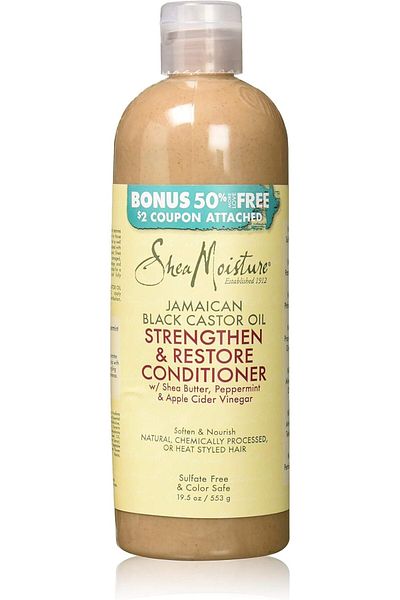 Shea Moisture Jamaican Black Castor Oil Strengthen and Restore Conditioner, 19.5 Ounce