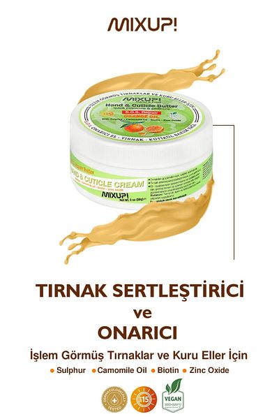Mixup Mixup Hand & Cuticle Butter for Strengthening and Repairing Nails 56g