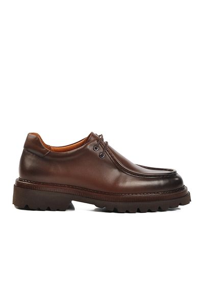 CLASS WOOD Classwood 19889 High Sole Flotur Stylish Shoes Skin Brown