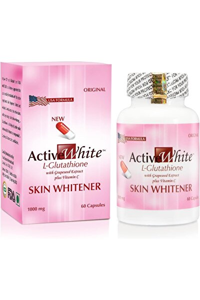 Active White وينليب أكتيف وايت إل جلوتاثيون لبشرة متوهجة - 60 كبسولة