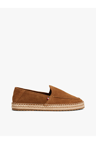 Tommy Hilfiger HILFIGER FLEX ESPA SUEDE LOAFER Erkek Kahverengi Günlük Ayakkabı - FM0FM05392