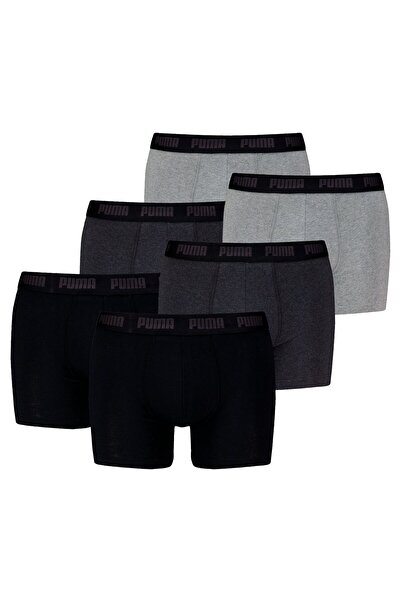 Puma Herren Boxershorts, 6er Pack - Everyday Boxers 6P, Cotton Stretch, einfa...