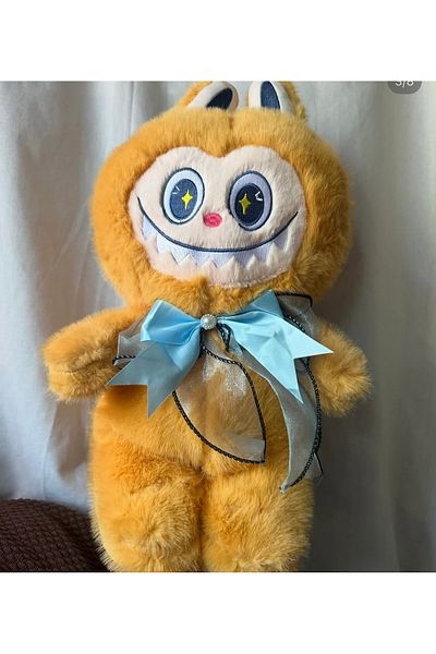 happystoretr 45cm Plush Toy Labubu Cute Funny Stuffed Animal Doll Large Popmart Soft