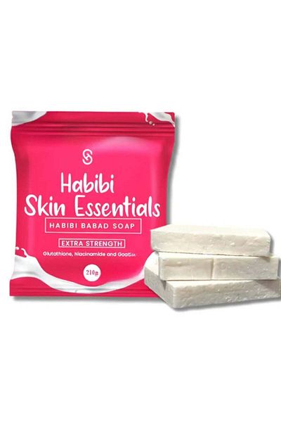 Habibi Skin Essentials Babad Soap | Extra Strength | Glutathione, Niacinamide & Goat Milk | 210g