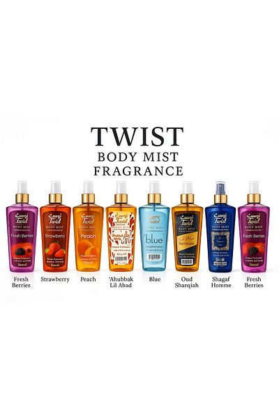style iconic Twist Blue Body Mist – 250ml by Sunell