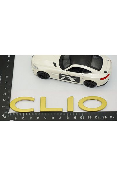 DK Tuning Portbagaj Clio MK3 Logo Aur Scris Crest Compatibil cu Renault