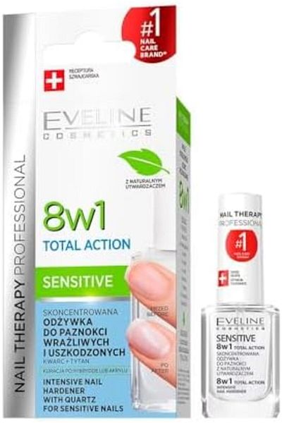Eveline Cosmetics Conditionneur D'Ongles 8W1 Sensitive 12 ml
