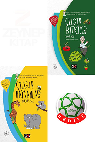 Nesil Yayınları الحيوانات المجنونة والنباتات المجنونة - مجموعة كتب يوسف أسال ...
