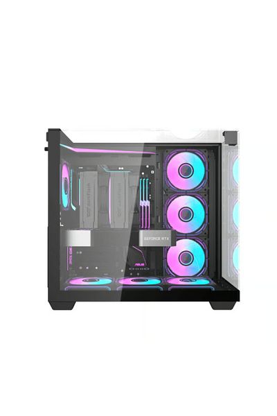 Dark Flash DarkFlash TH285 ATX With 4 Fans ARGB M-Tower Gaming Case - Black