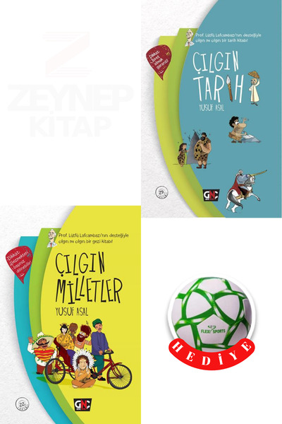 Nesil Yayınları Çılgın Milletler ve Çılgın Tarih - Yusuf Asal 2 Kitap Set (Fu...