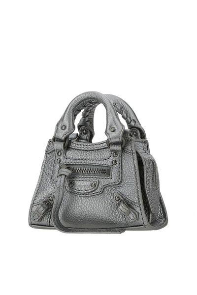 Balenciaga NEO CLASSIC CITY SUPER NANO BAG - BALENCIAGA - ONE SIZE, SILVER