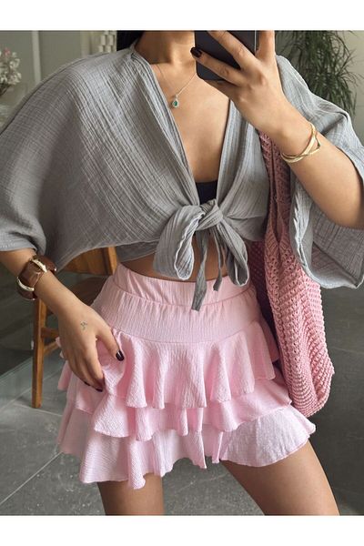 mydukkan.co Muslin Kimono Blouse