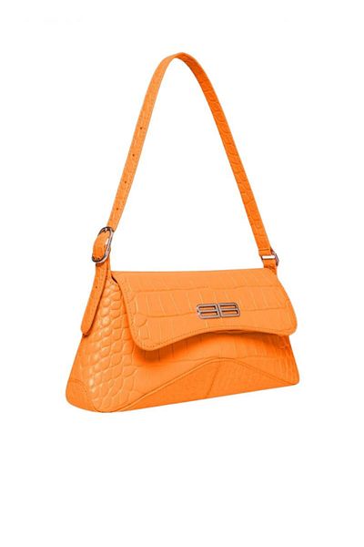 Balenciaga XX FLAP SHOULDER BAG - BALENCIAGA - ONE SIZE, ORANGE