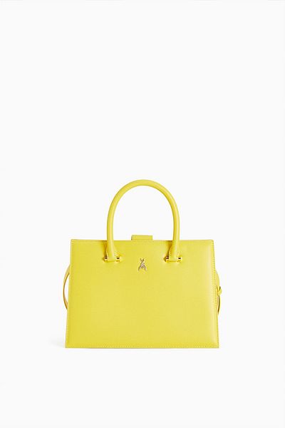 Patrizia Pepe FLY BAMBY SHOPPER BAG - PATRIZIA PEPE - YELLOW, ONE SIZE