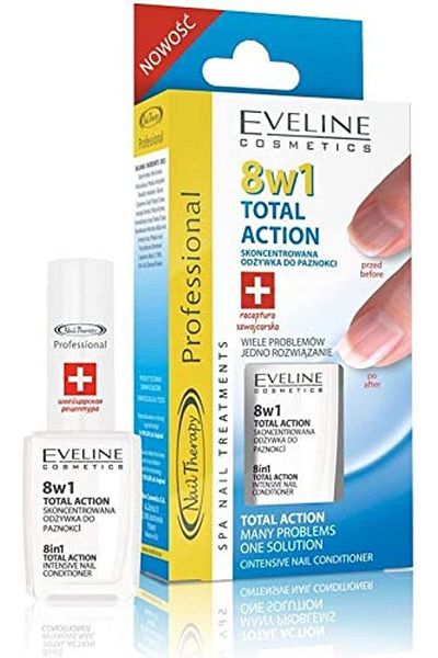 Eveline Cosmetics Eveline Nail Therapy 8 in 1 Total Action Intensive Nail Conditioner
