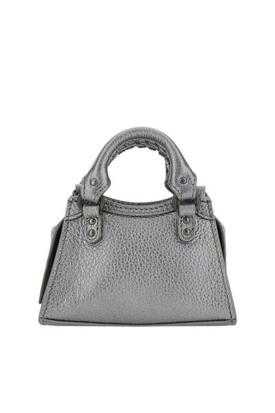 Balenciaga NEO CLASSIC CITY SUPER NANO BAG - BALENCIAGA - ONE SIZE, SILVER
