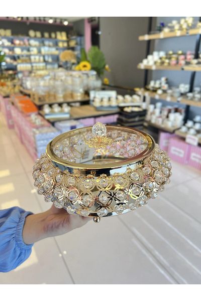 PONCİKPAZAR Diamond Detail Decoration & Sugar Bowl & Treats