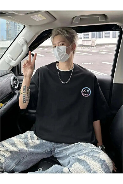 Koklonmoda تي شيرت كبير الحجم مطبوع عليه نيرفانا للجنسين