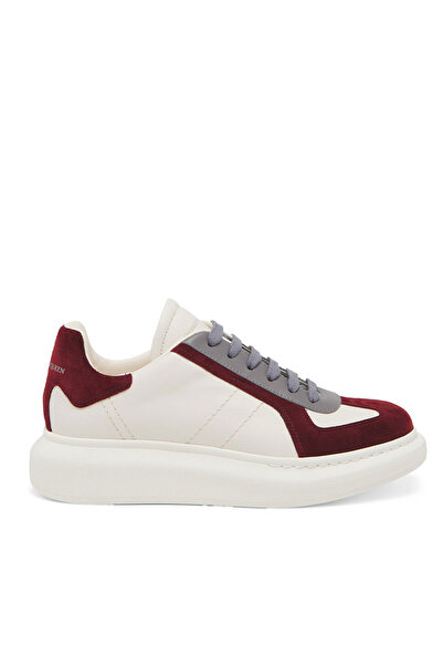 ALEXANDER MCQUEEN SNEAKERS - 37.5, WHITE/BROWN