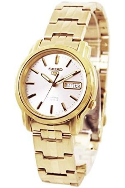 Seiko SNKK74K1 5 Automatic Mens Analog Silver Business Automatic