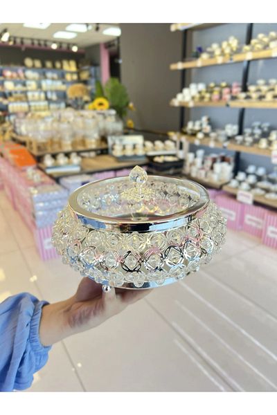 PONCİKPAZAR Diamond Detail Decoration & Sugar Bowl & Treats