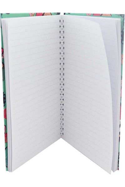 Roco Notebook ButterflyGreen BackgroundA5100 PagesBlank/ RuledGreen
