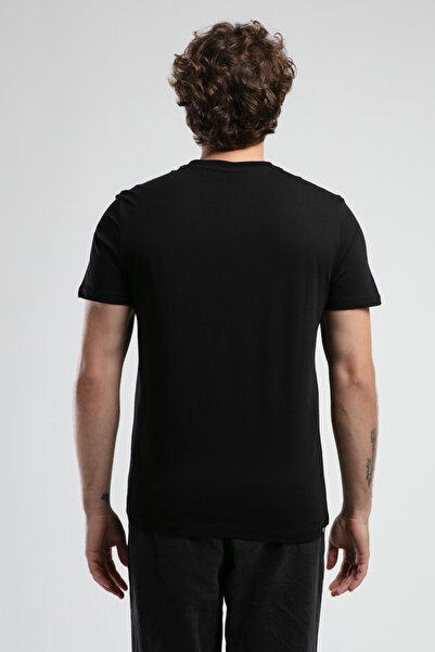 Eckō Unltd. Empire Black Crew Neck Embroidered Standard Fit Men's Tshirt