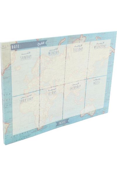Roco Places To Go People To See" Weekly Planner Letter