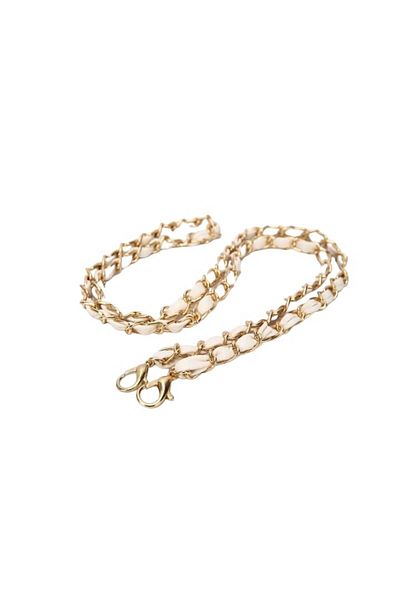The Casius. Women's bag strap, Ivory white