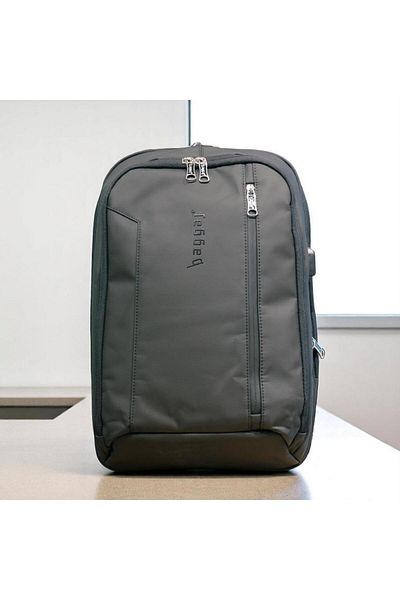 Baggaj Slim Design Backpack with Laptop Compartment and Bellows Baggaj S24133