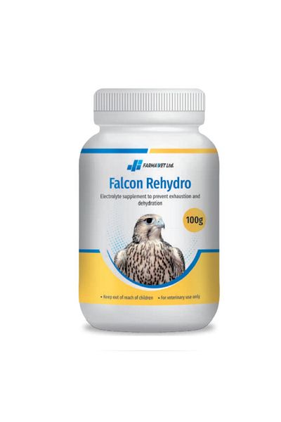 Farmavet Farma Vet Falcon Rehydro (100 G). Electrolyte Supplement To Prevent Exhaustion And Dehydration.