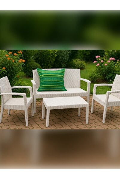 Prestij Home TEKSTİL Günlük Bahçe Balkon Kırlent Plastik Hasır Jüt İçi Astarl...