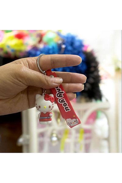 demirosa Hello Ktty Silicone Keychain & Bag Accessory