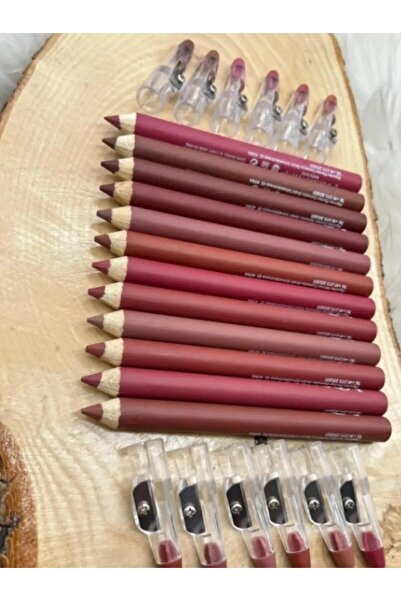 BellaVoKoc قلم الشفاه مع مبراة 12 قطعة جامبو